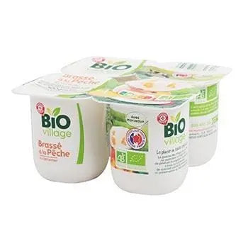 Bio Village Peach Yoghurt 4x125g