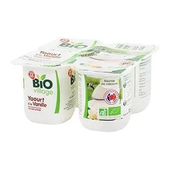 Bio Village Vanilla yoghurt 4x125g