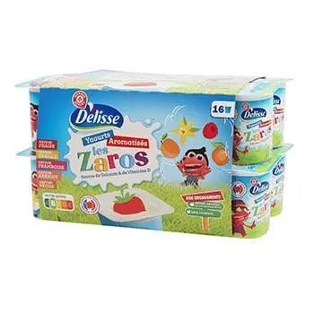 Délisse Yoghurts Les Zaros Mixed Fruit - 16x125g
