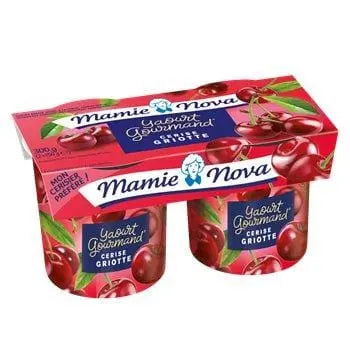 Mamie Nova Cherry and Morello cherry yoghurt 2x150g