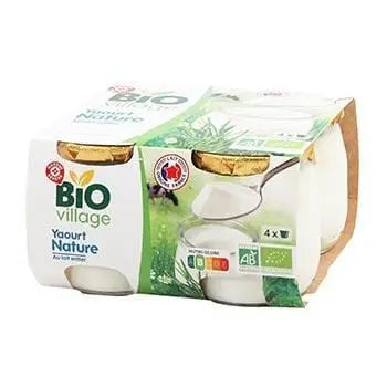 Bio Village Natural yoghurt 4x125g