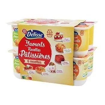 Délisse Pastry Yoghurts Gourmet Specialties-12x125g