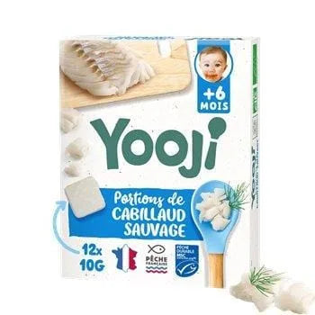 Yooji Portions de Cabillaud Sauvage 10x12 g