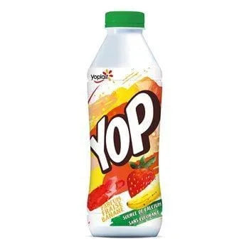 Yaourt à boire Yop Fraise Banane - 825g