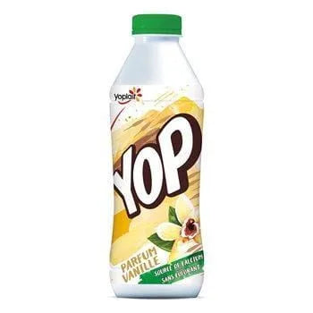 Yop Vanilla drinkable yogurt bottle 825g