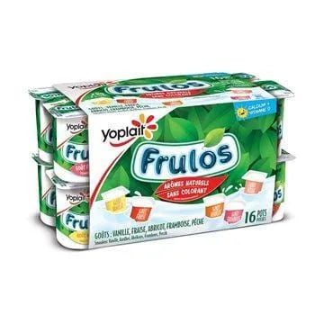 Yaourt aromatisé aux Fruits Panachés Frulos - 16x125g