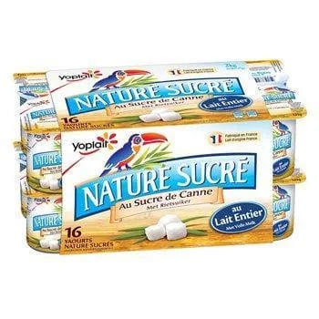 Yaourt nature sucré Yoplait - 16x125g