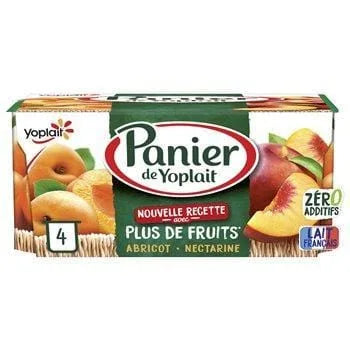 Yaourt Panier de Yoplait Abricot - 4x130g