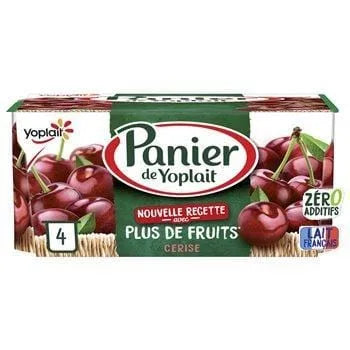 Yaourt Panier de Yoplait Cerise - 4x130g
