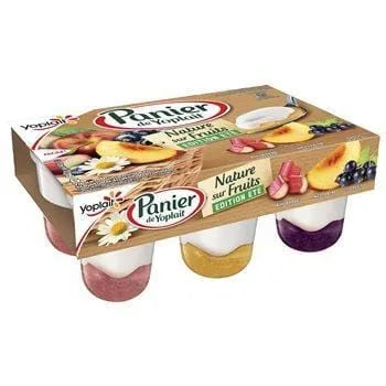 Yaourt Panier de Yoplait sur fruits de saison - 6x140g