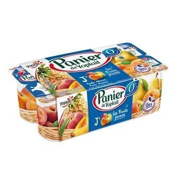 Yaourt Panier de Yoplait Fruits jaunes - 0%mg - 8x130g