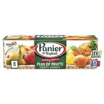 Yaourt Panier de Yoplait Fruits jaunes - 8x130g