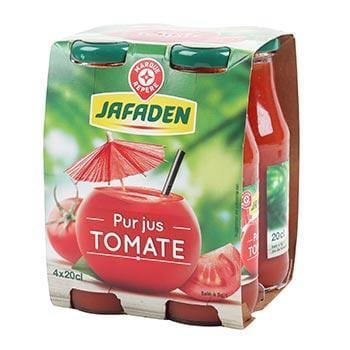 100% Pur jus de tomate Jafaden - 4x20cl