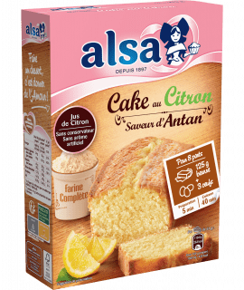 Alsa Preparation Cake au Citron Saveur d’Antan 435 g