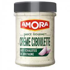Amora Sauce Creme Ciboulette 187g