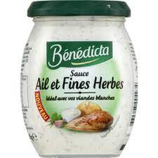 Benedicta Sauce Ail Fines Herbes 260 g