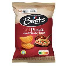 Brets Chips Chips Pizza Feu de Bois 125 g