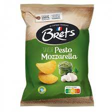 Brets Chips Pesto Mozzarella 125 g