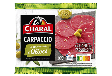 Charal Carpaccio de Boeuf 230g Olives Vertes Concassées 230g