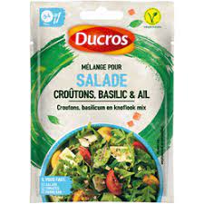 Ducros Melange pour Salade Croutons Graine de Courges Tomates 18g