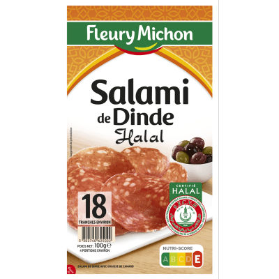 Fleury Michon Salami de Dinde Halal (x18) 100 g