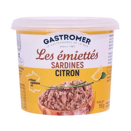 Gastromer Émiettés Sardines Citron 150g