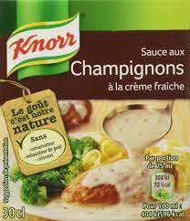 Knorr Mushroom Sauce with Cream 30cl