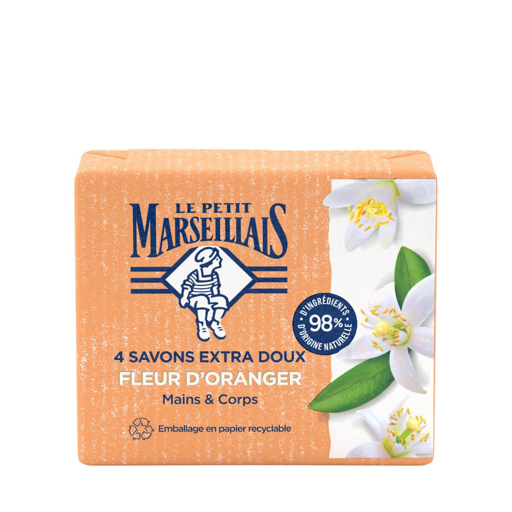 Le Petit Marseillais Orange Blossom Extra Soft Soap 4x100g