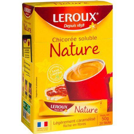Leroux Chicorée Nature Sticks (x20) 50 g