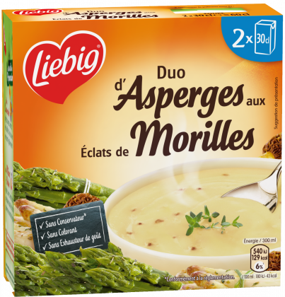 Liebig Asparagus with Morel Mushrooms 2x30cl