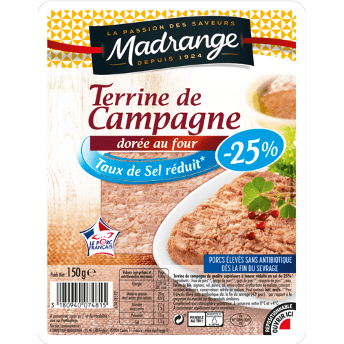 Madrange Terrine de Campagne -25 % 180g