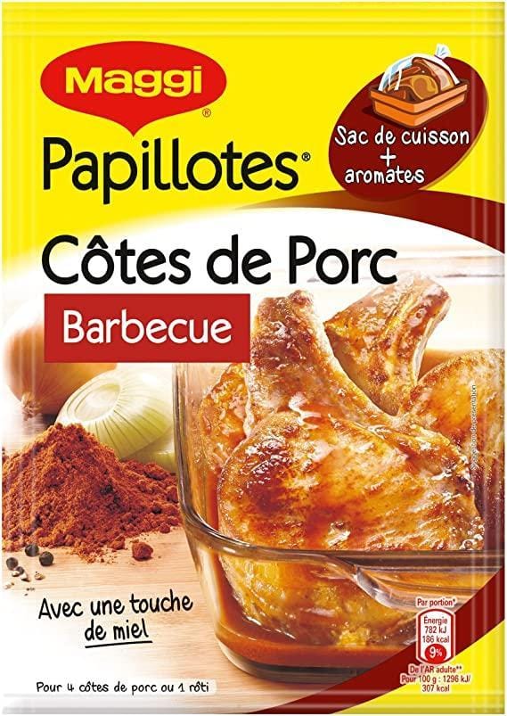 Maggi Papillote Cotes de Porc Barbecue 28g