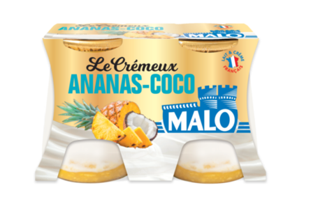 Malo Creamy Pineapple Coconut 2x125g