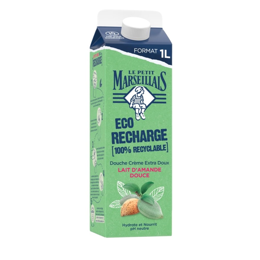 Le Petit Marseillais Eco Recharge Lait d’Amande Douce 1L