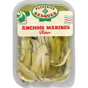 Pecheries Basques Anchovies Natural 105g