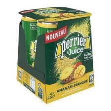 Perrier Ananas Mangue 4x25 cl