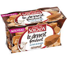 Soignon Dessert Fondant au Lait de Brebis Caramel 2x125g