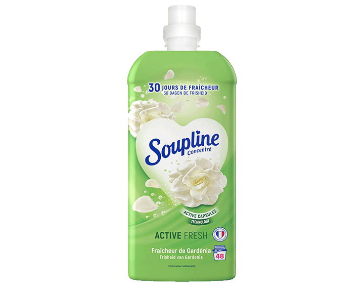 Soupline Gardenia Freshness Concentrated Fabric Softener (x48) 1.2L