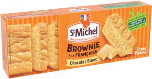 St Michel Brownie Chocolat Blanc Pocket (x8) 240g