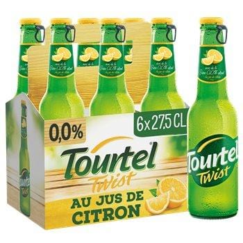 Tourtel Twist Biere sans Alcool Citron 6x 27.5cl