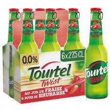 Tourtel Twist Biere sans Alcool Fraise Rhubarbe 6x 275 ml