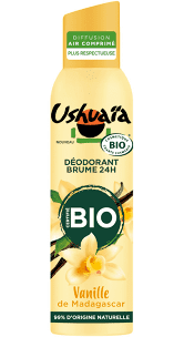 Ushuaia Spray Déodorant Bio Vanille de Madagascar 200ml