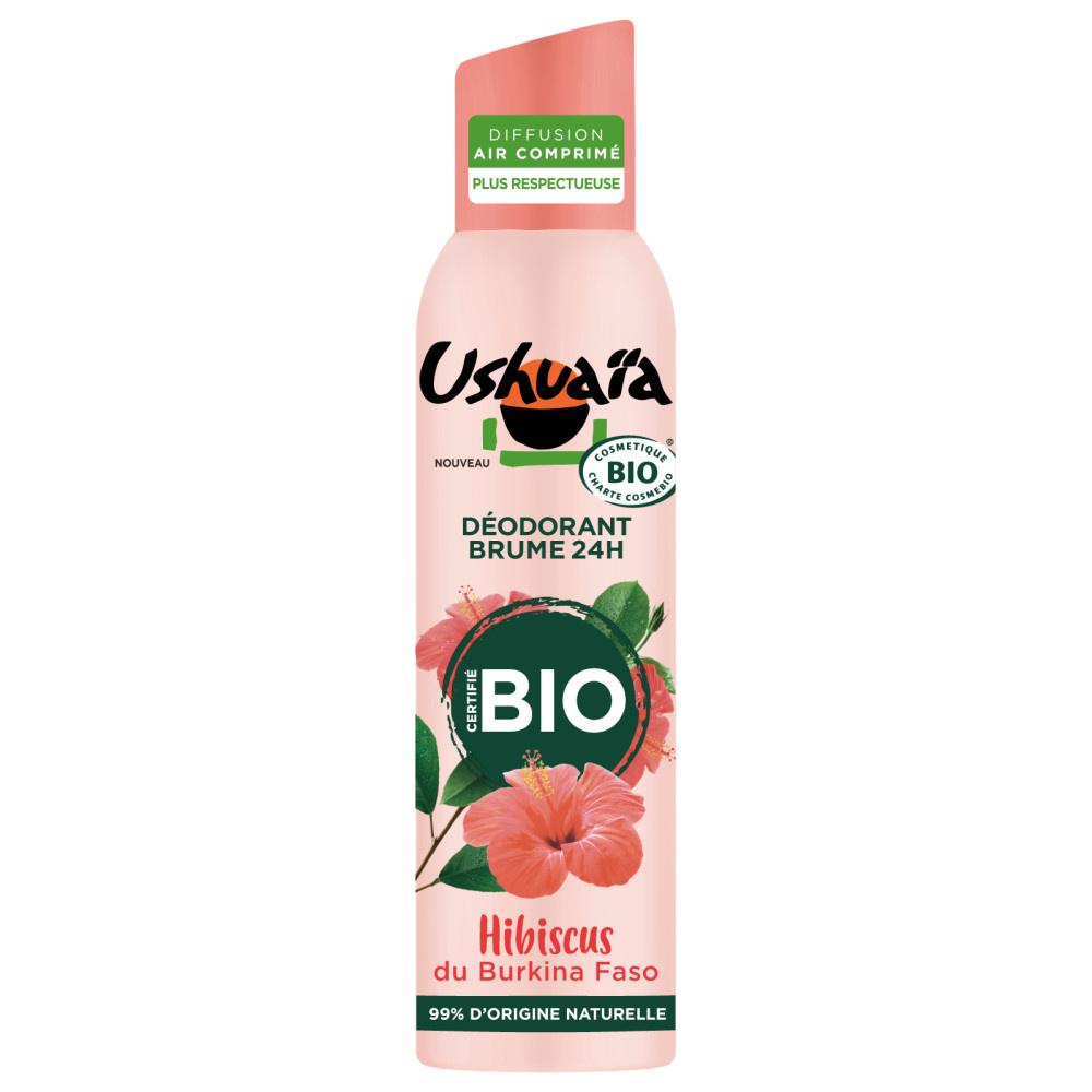 Ushuaia Spray Déodorant Compressé Bio Hibiscus 100ml