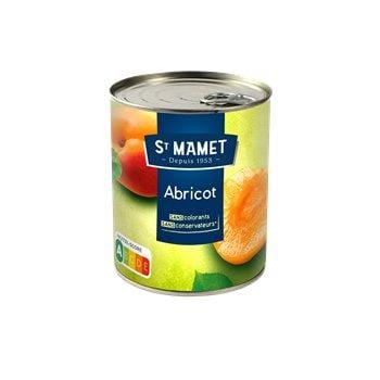 Abricots pelés St Mamet Boîte 4/4 475g