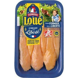 Loué Yellow Chicken Tenderloins Label Rouge 180g