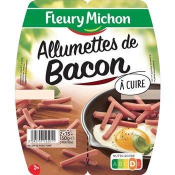 Allumettes Fleury Michon bacon - 2x75g