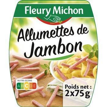 Allumettes Fleury Michon Jambon cuit - 2x75g