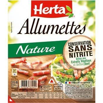Allumettes Herta Nature - 2x75g