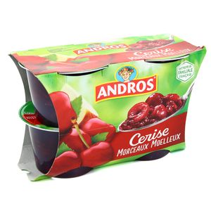 Andros Compote Delice Cerise 4x100 g