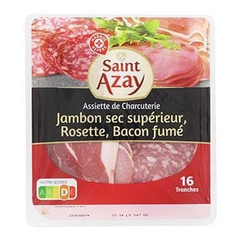 Assiette charcuterie Saint Azay 200g